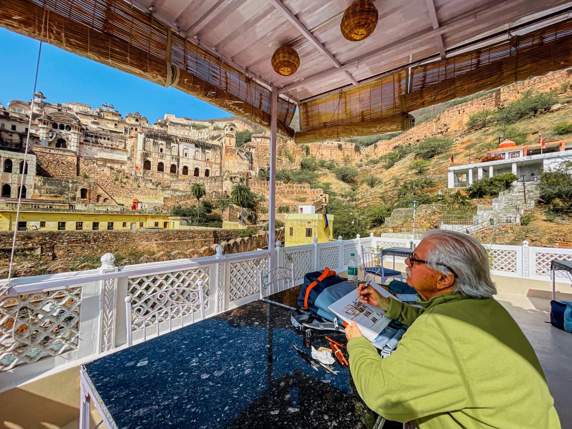 The Castle View Homestay Būndi Dış mekan fotoğraf